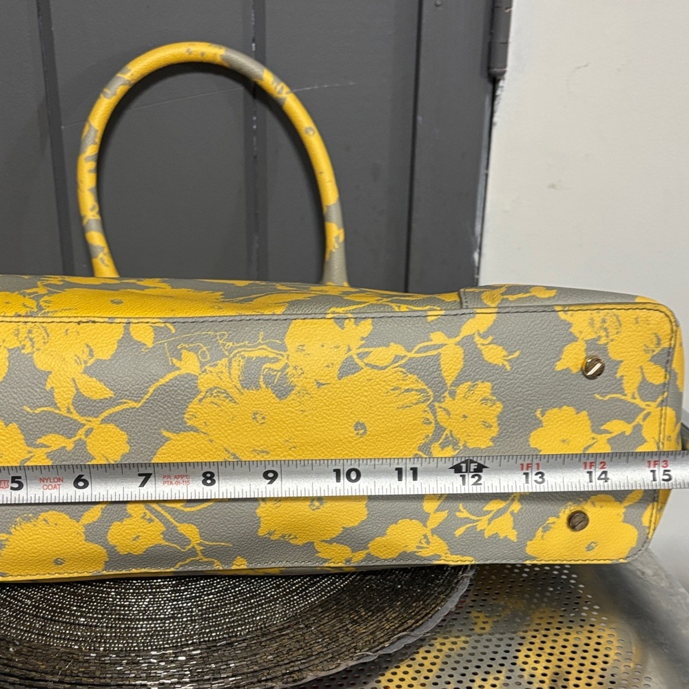 Tory Burch Yellow Dome Floral Satchel - Picture 8 of 16
